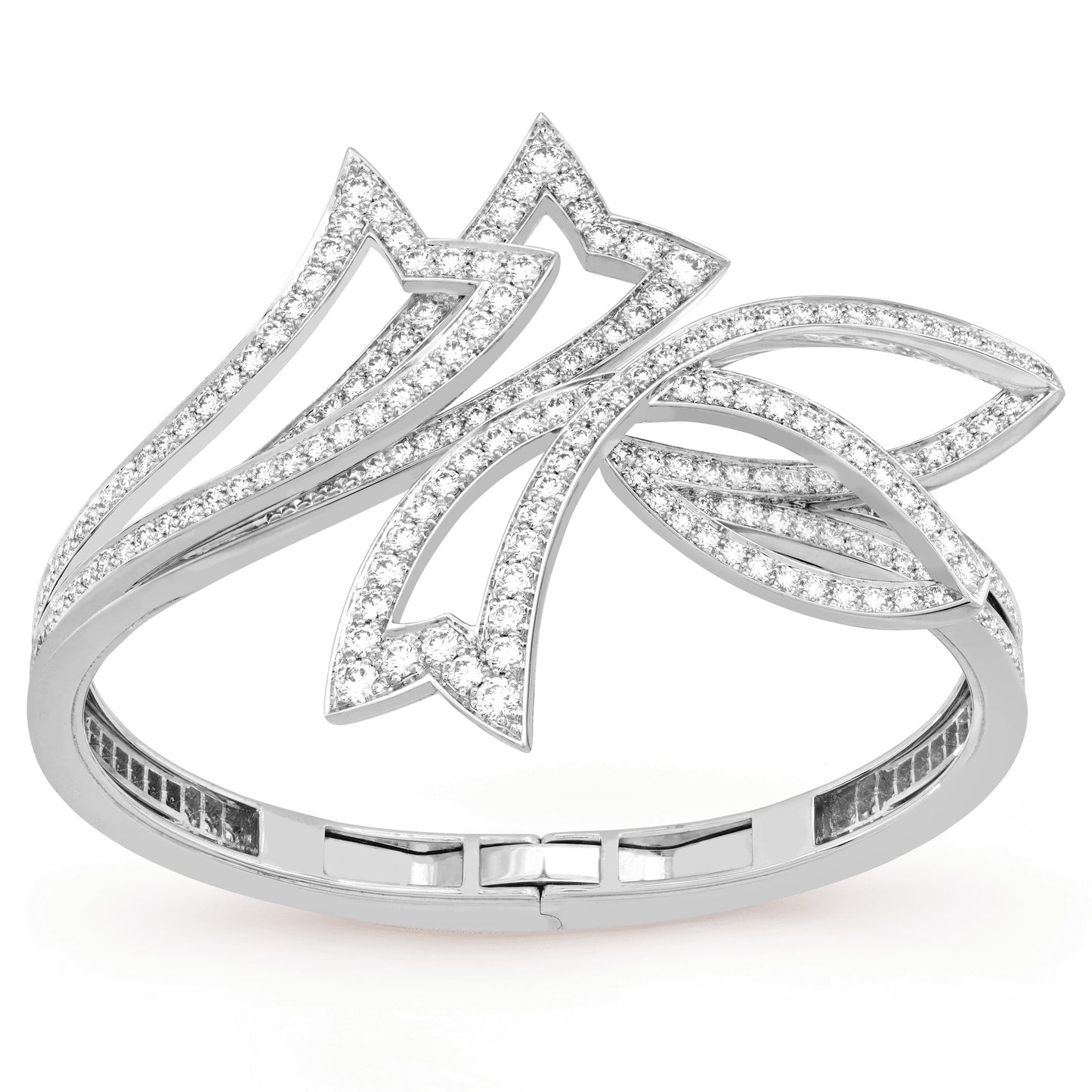 VCARP3J500 open diamond bow bracelet 20#