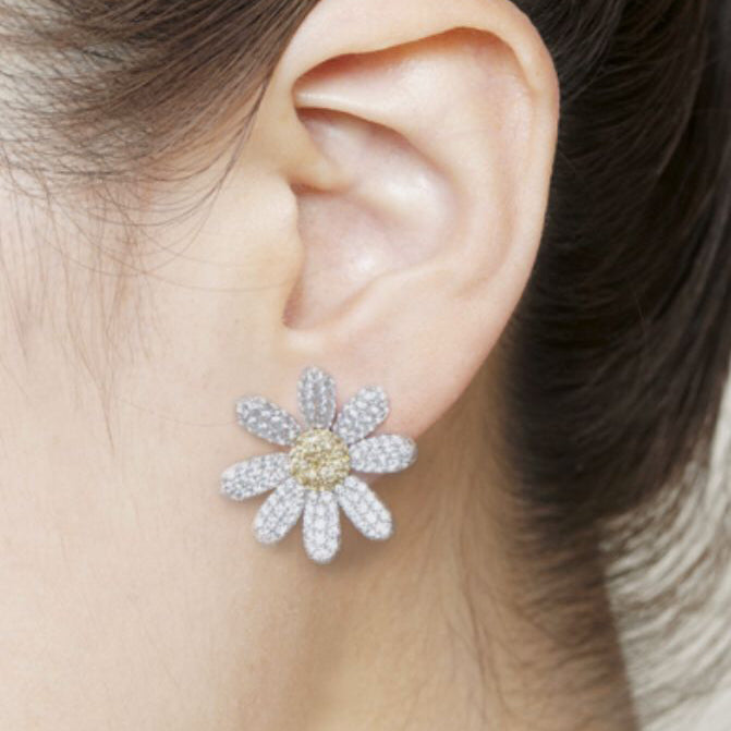 VCA71565580 sunflower earrings