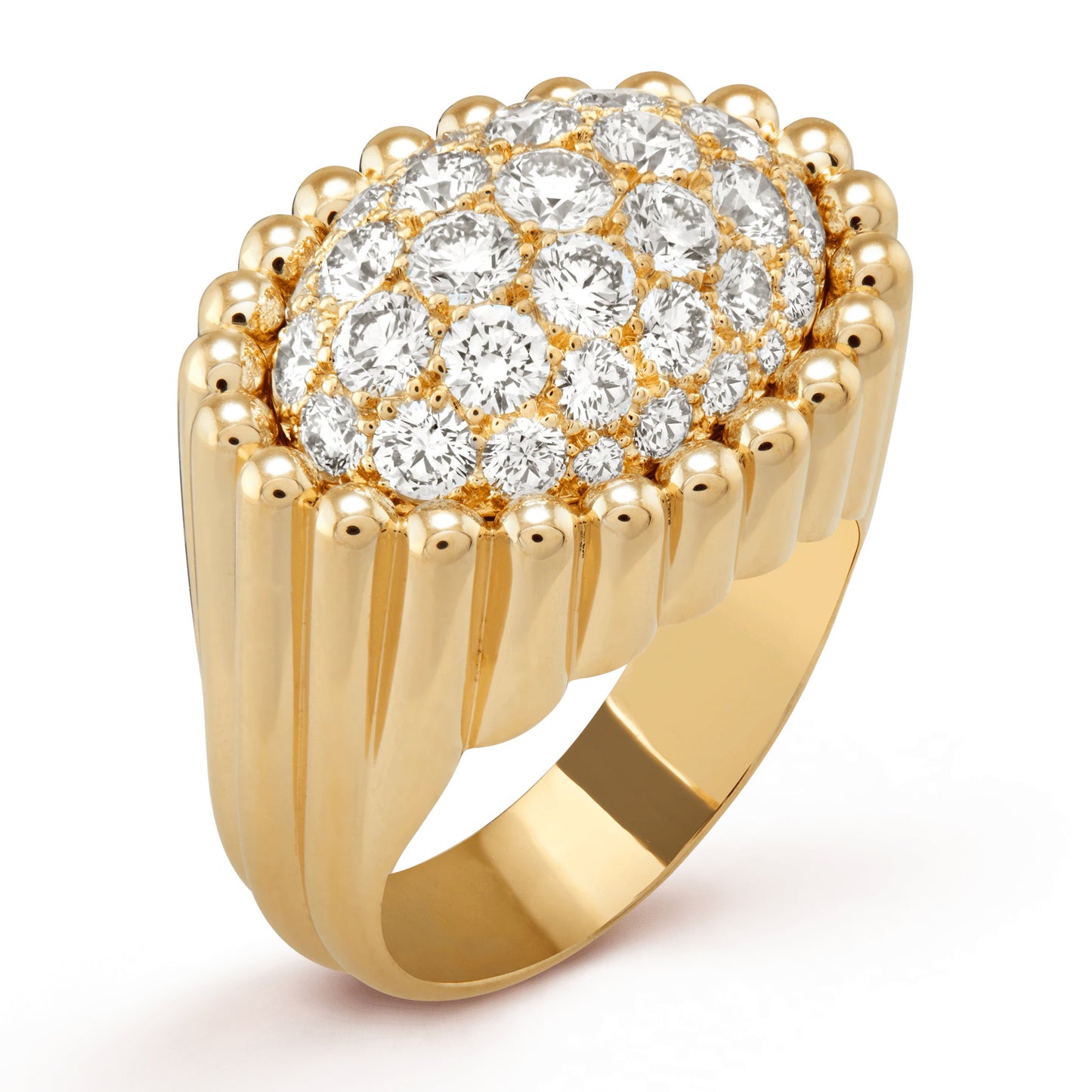 VCARAP6AP00 oval dense stone ring 14#