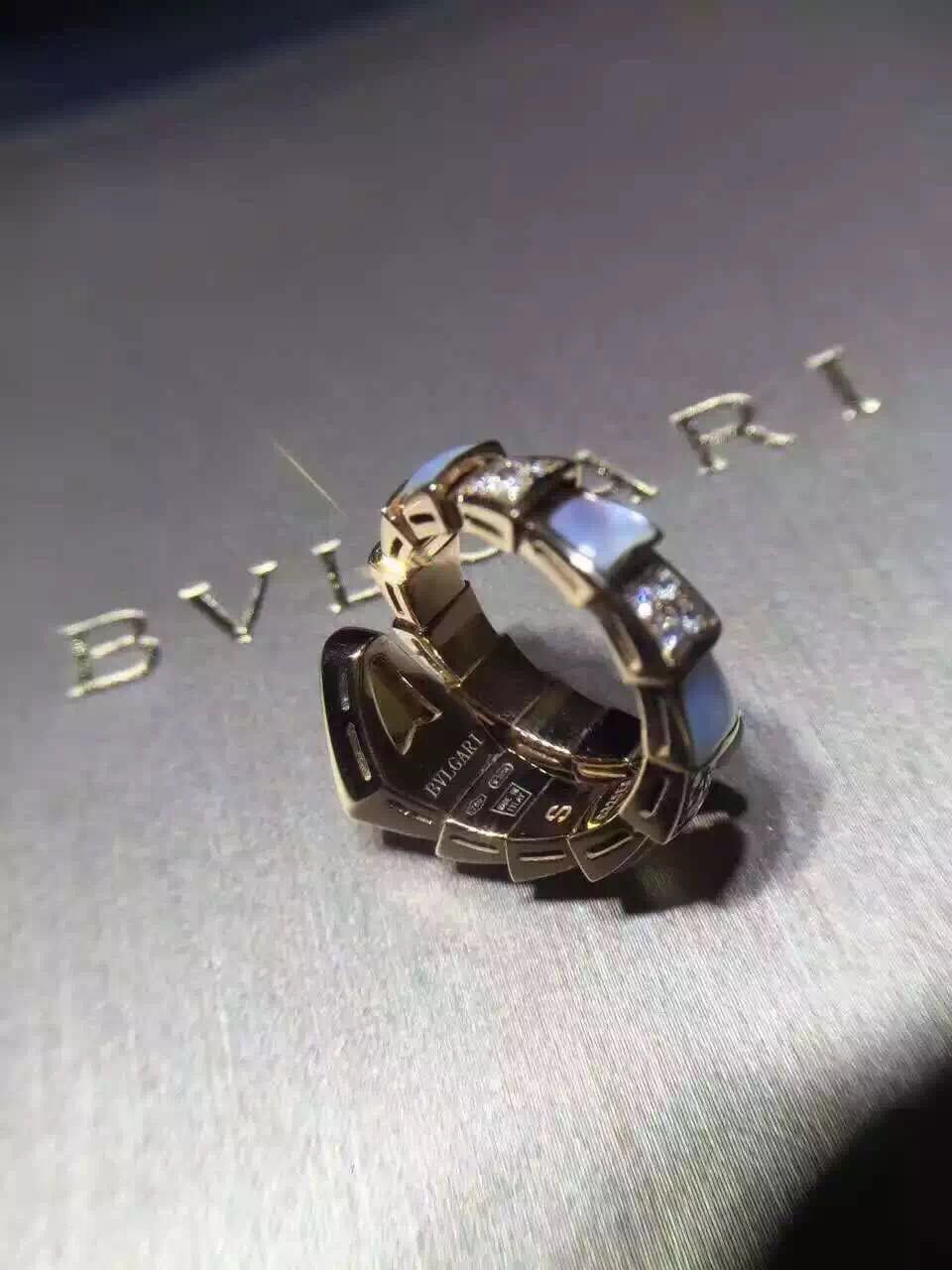 BGL-AN857081蛇半玛瑙半钻戒指