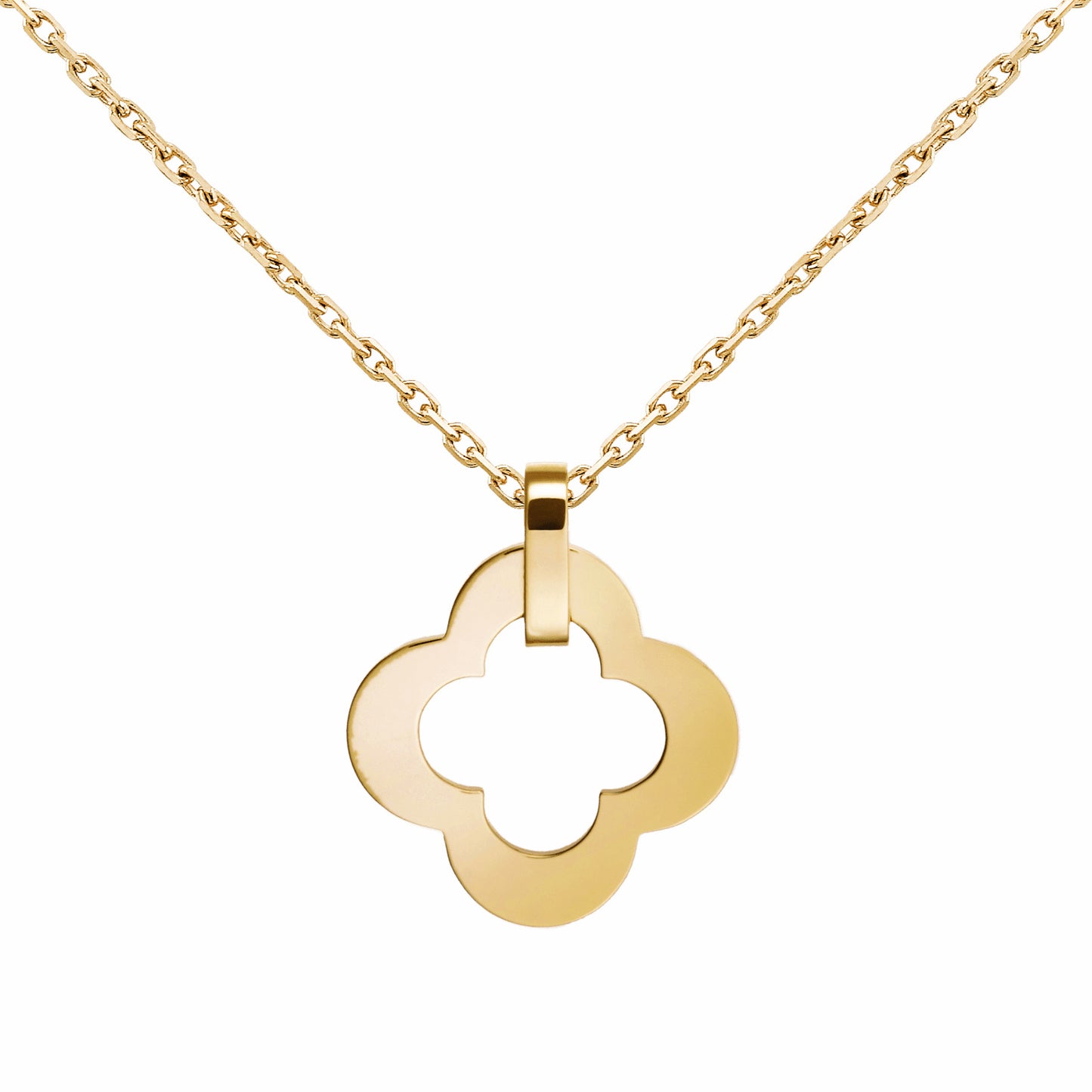 VCARD38900 21mm four-leaf clover pendant
