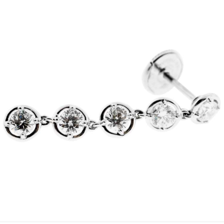 VCARO3RF00 blister stud earrings