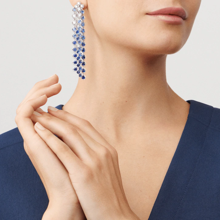 VCARP40N00 blister inlay long earrings
