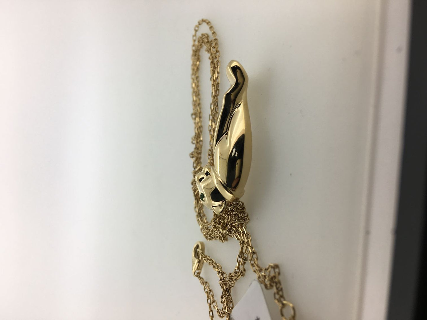 KDY-B7221900 guest version large wishbone leopard chain pendant