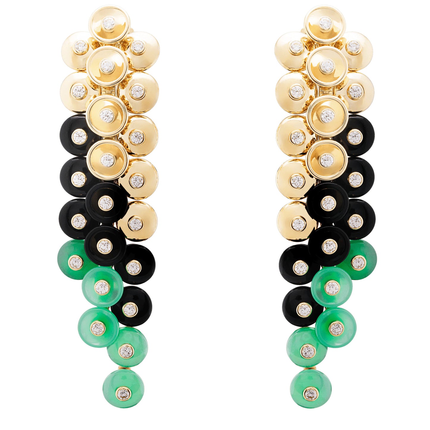 VCARO77300 abacus bead ear clip