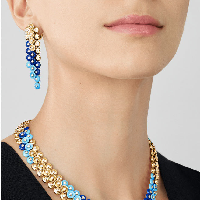 VCARO77300 abacus bead ear clip