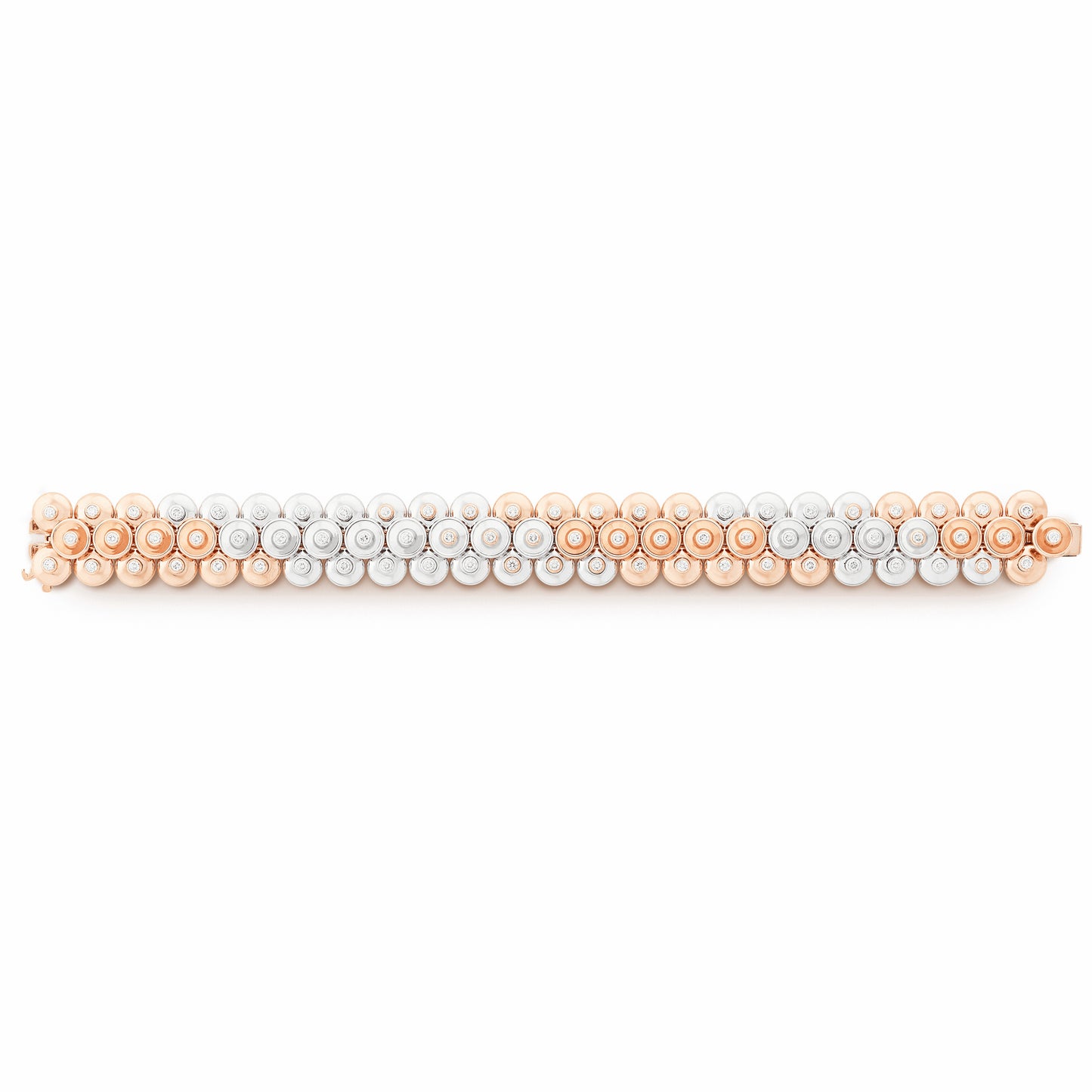 VCARO7RZ00 color separated abacus beads (chain length 17cm) bracelet