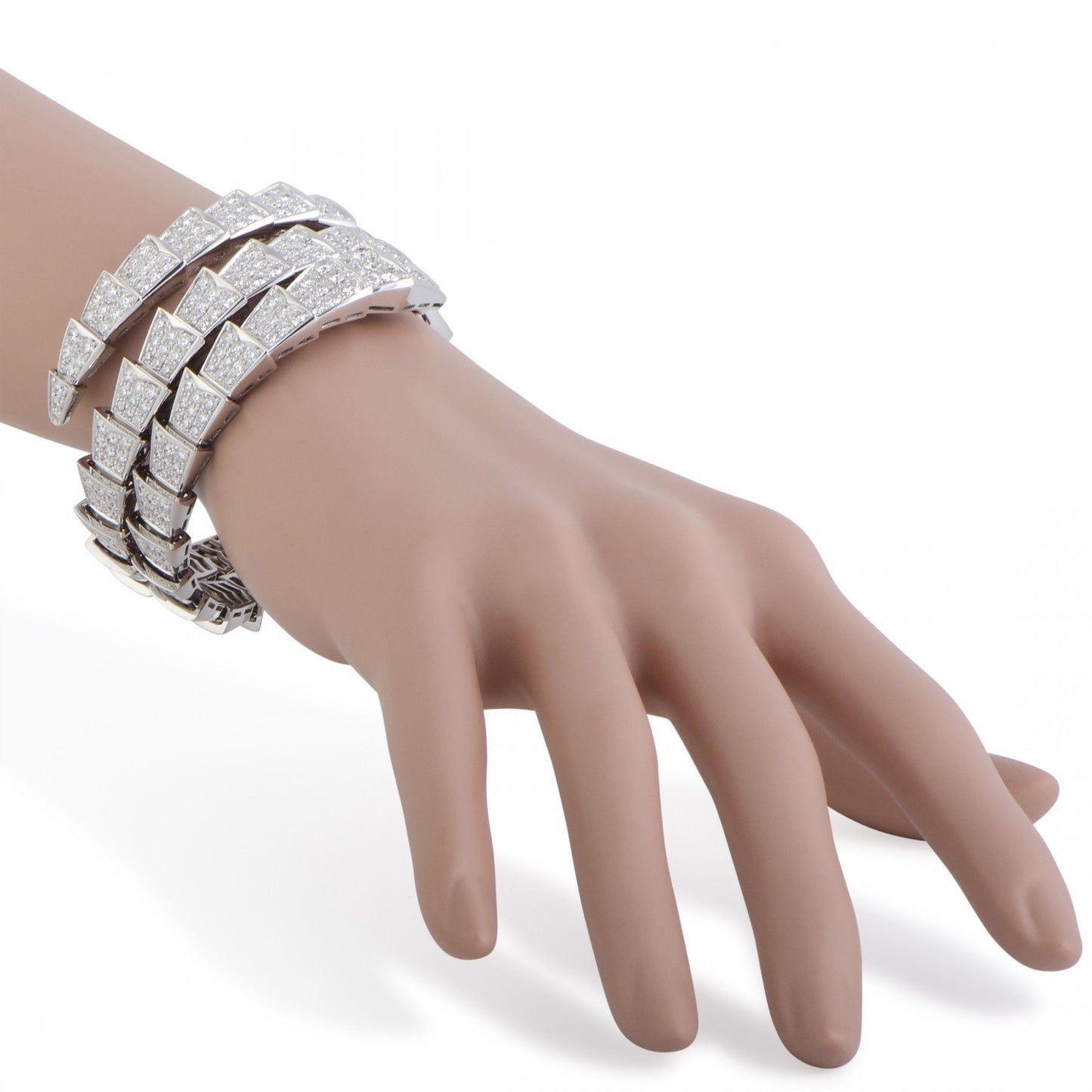 BGL-BR855118 snake full diamond double circle bracelet