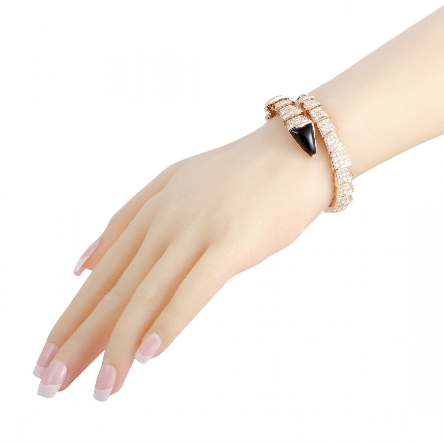 BGL-BR855196 snake full diamond agate ring bracelet