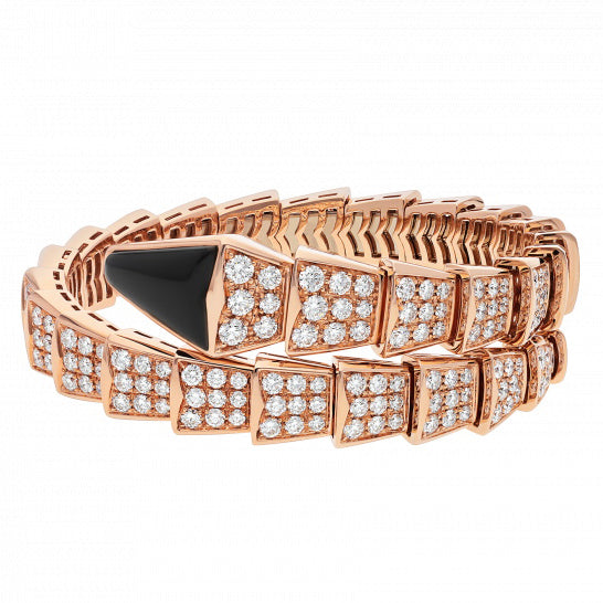 BGL-BR855196 snake full diamond agate ring bracelet