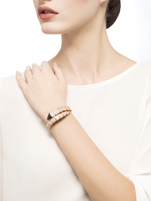 BGL-BR855196 snake full diamond agate ring bracelet