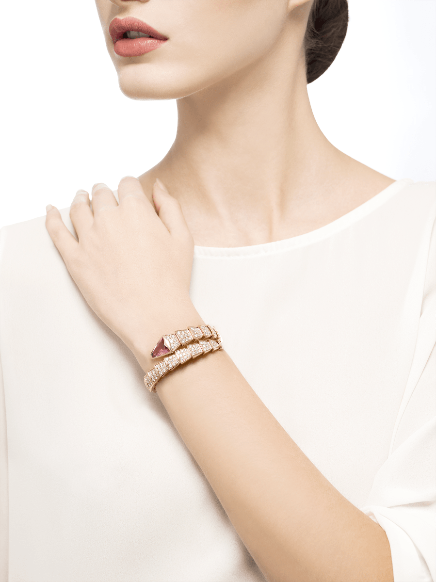 BGL-BR855196 snake full diamond agate ring bracelet