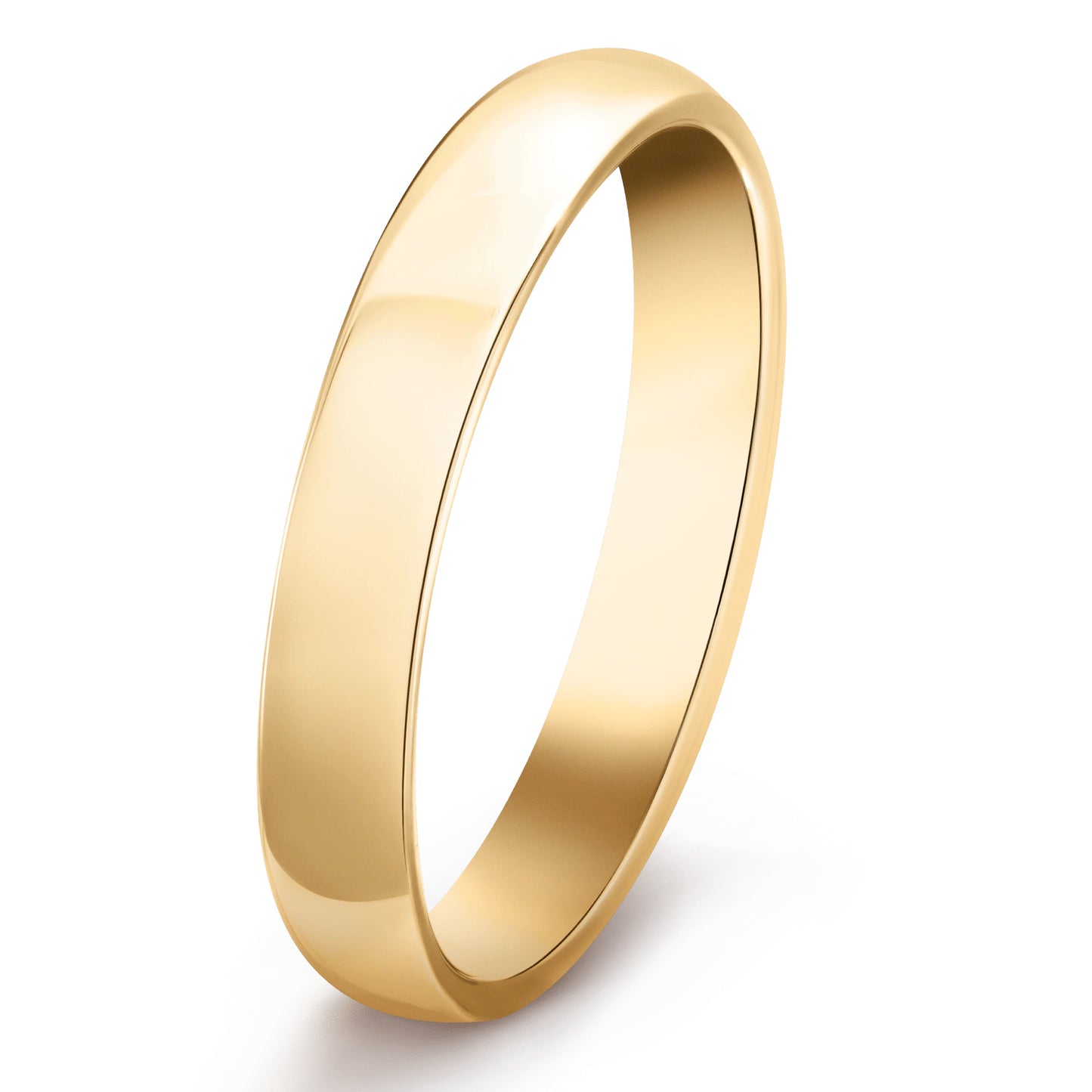 VCARO9Y300 3mm light gold bar ring 11.5#