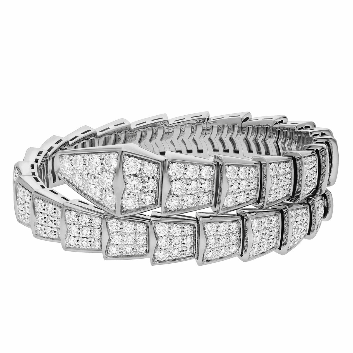 BGL-BR855231 snake full diamond ring bracelet