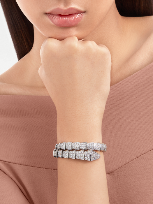 BGL-BR855231 snake full diamond ring bracelet