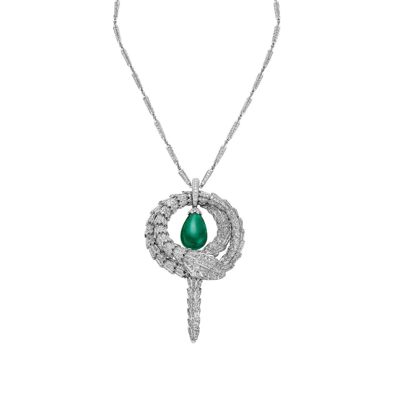 BGL-CL411850 rolled snake necklace