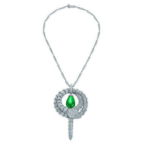 BGL-CL411850 rolled snake necklace