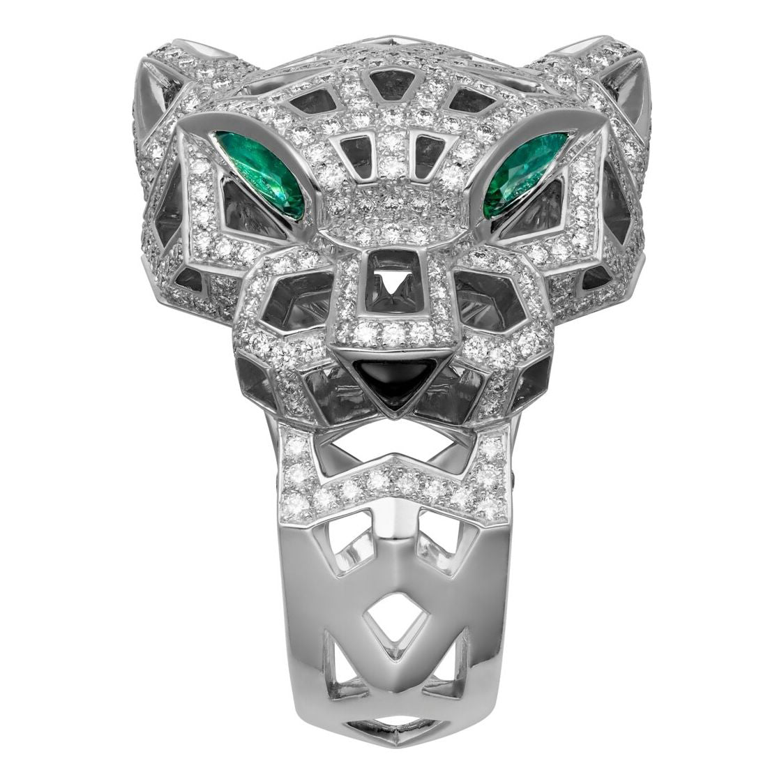 KDY-N4768000 side hollow mechanical leopard ring