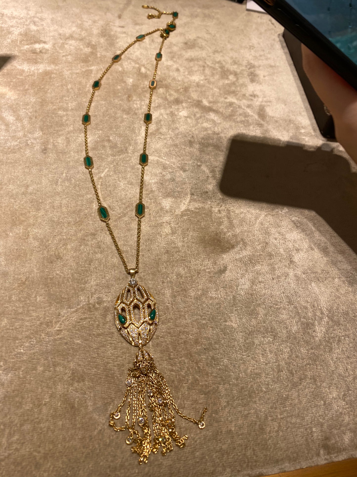 BGL-354101 snake head full diamond necklace