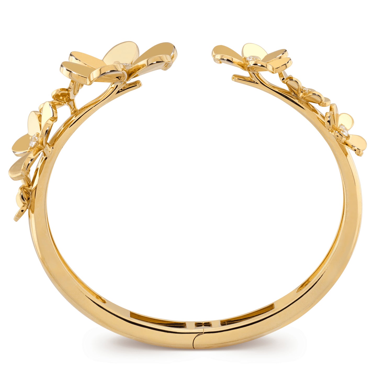 VCARP6L200 Clover 7 flower open bracelet 17#