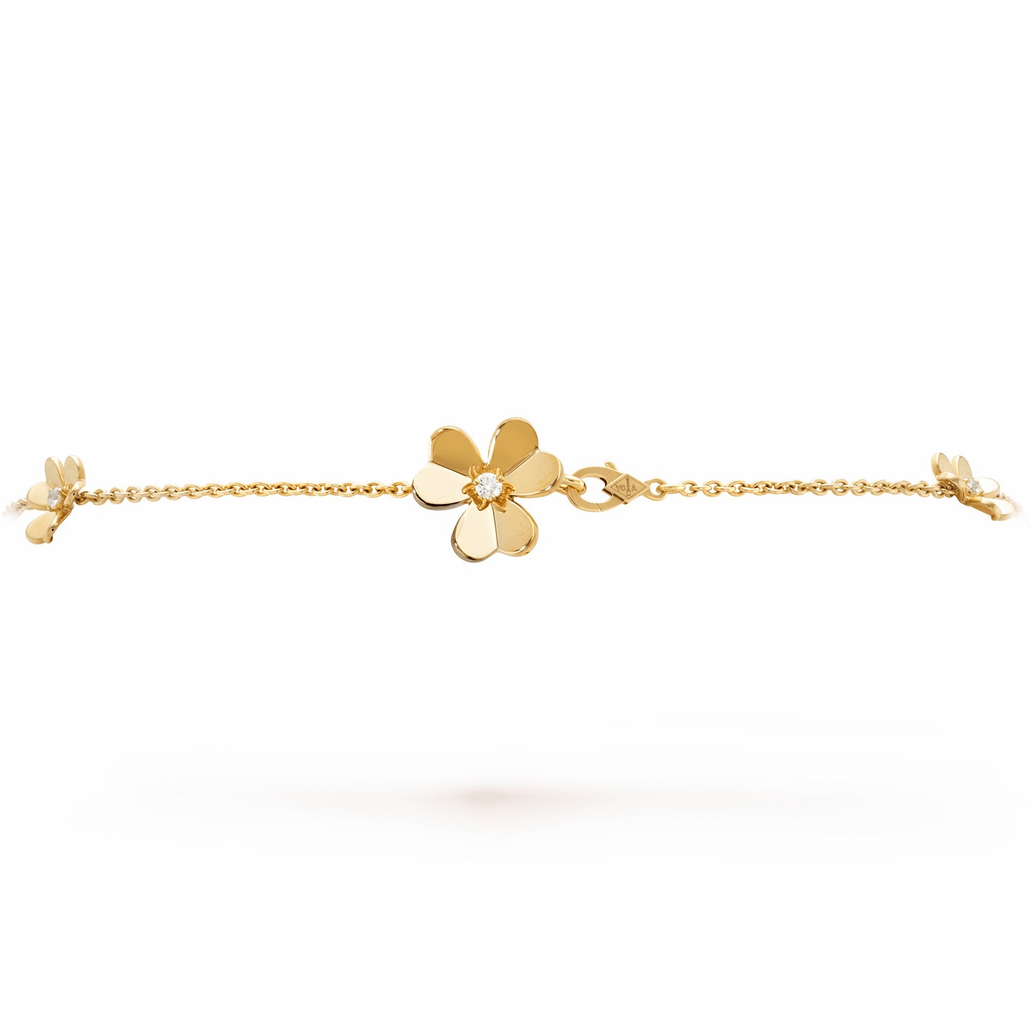 VCARD31500 Clover (chain length 420mm) 9-flower solitaire diamond necklace