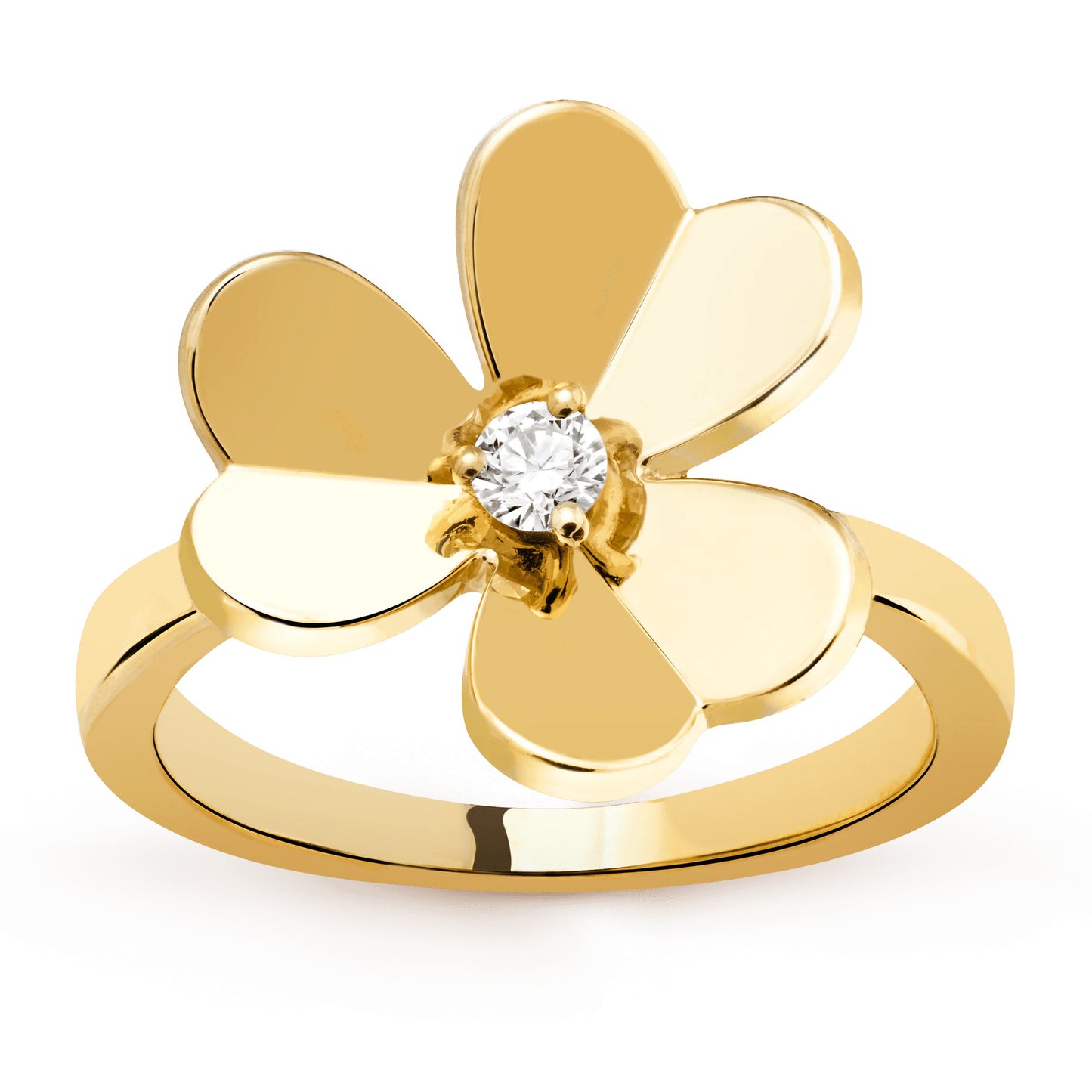 VCARP2DS00 Clover Solitaire Diamond Ring 49#