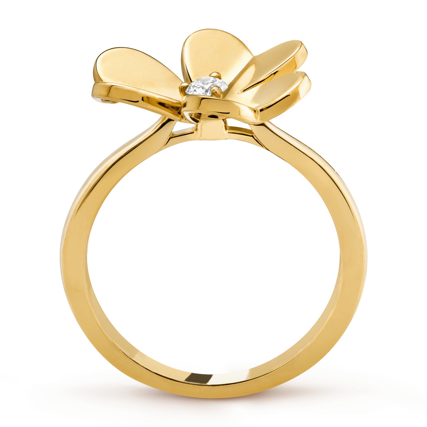 VCARP2DS00 Clover Solitaire Diamond Ring 49#