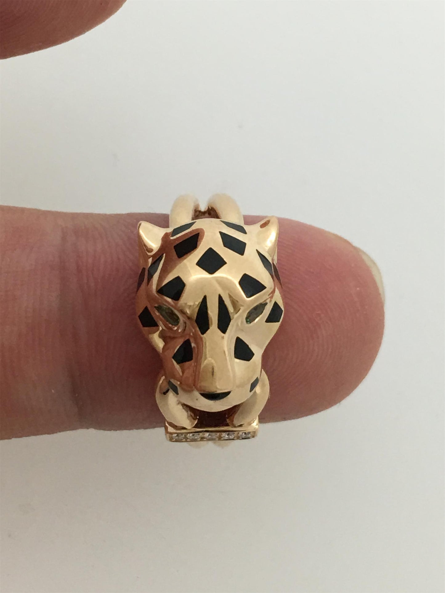 KDY-B4221400 round line leopard guest version ring