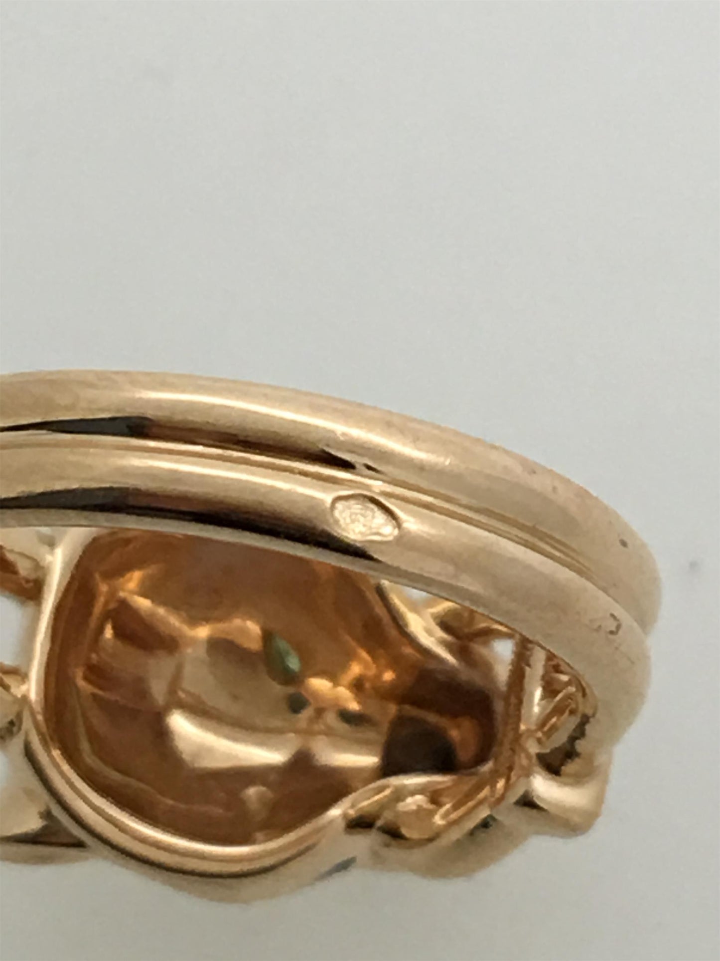 KDY-B4221400 round line leopard guest version ring