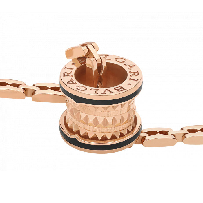 BGL-358224 Rivet edge ceramic spiral necklace Baogai spire series