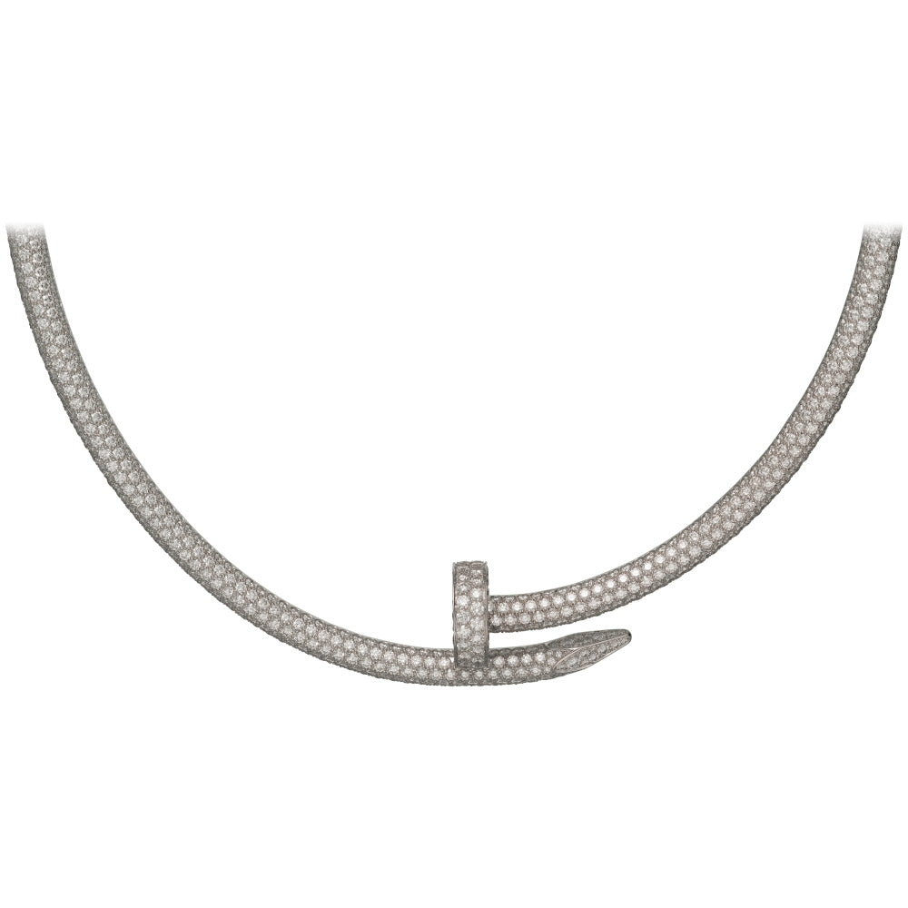 KDY-H7000221 full diamond nail necklace