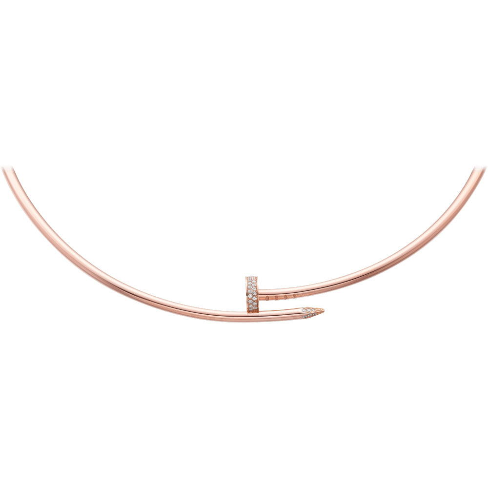 KDY-N7424420 nail hollow tube necklace head and tail drill