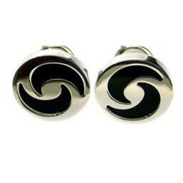 BGL-OR556688 agate round earrings