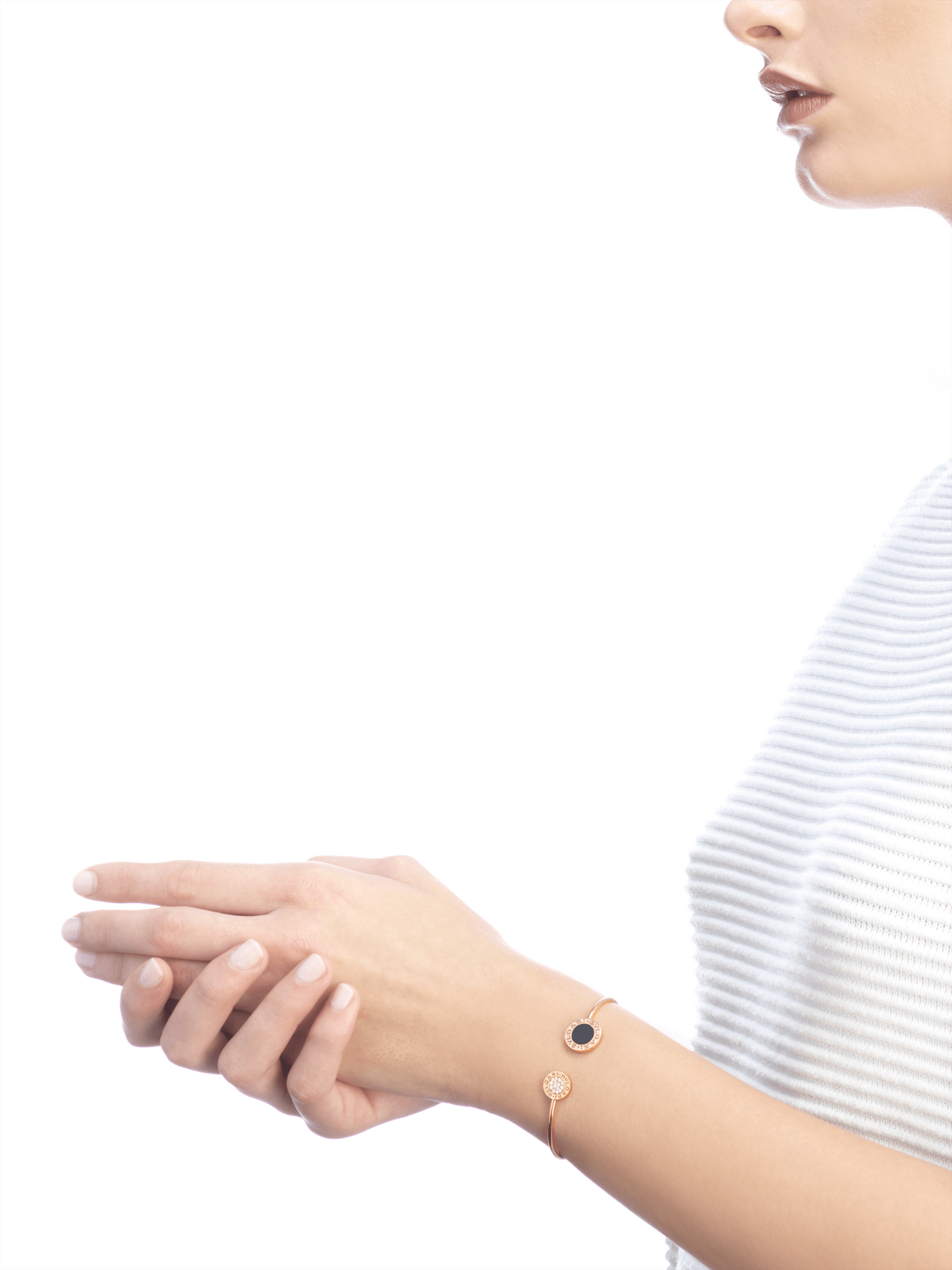 BGL-BR858633 large and small round open bracelet