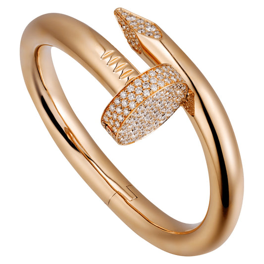 KDY-N6711917 oversized head and tail diamond nail bracelet