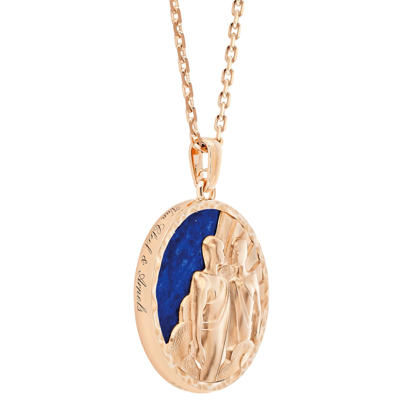 VCARP9RD00 Gemini agate pendant twelve zodiac signs