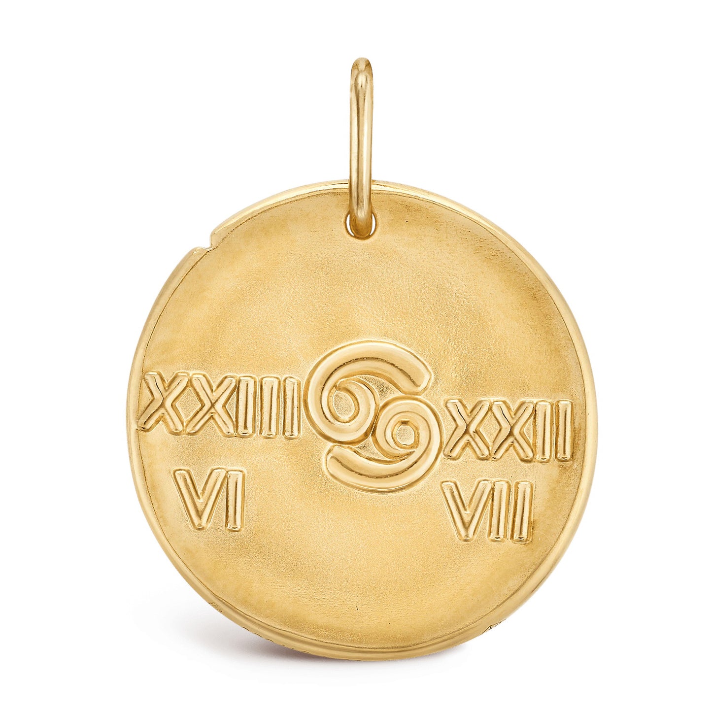 VCARP7SX00 Solid Cancer Pendant Crab