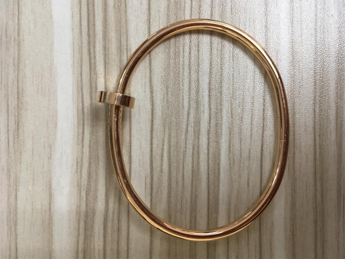 KDY-A6038954 new version of light gold iron nail bracelet customer version