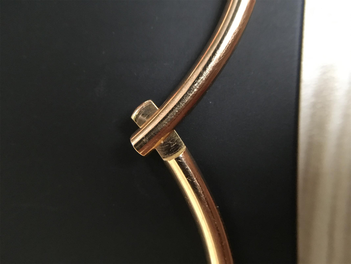 KDY-A6038954 new version of light gold iron nail bracelet customer version