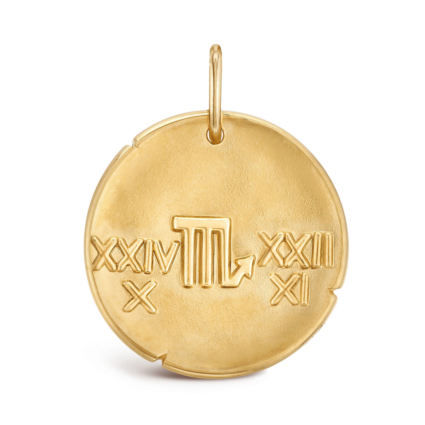 VCARP7SZ00 hollow version guest version light gold Scorpio pendant