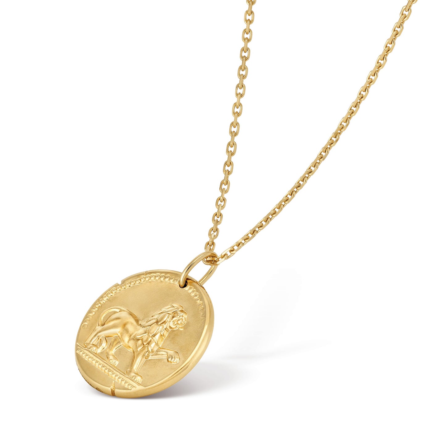 VCARP7SO00 21mm guest version light gold Leo pendant constellation solid version