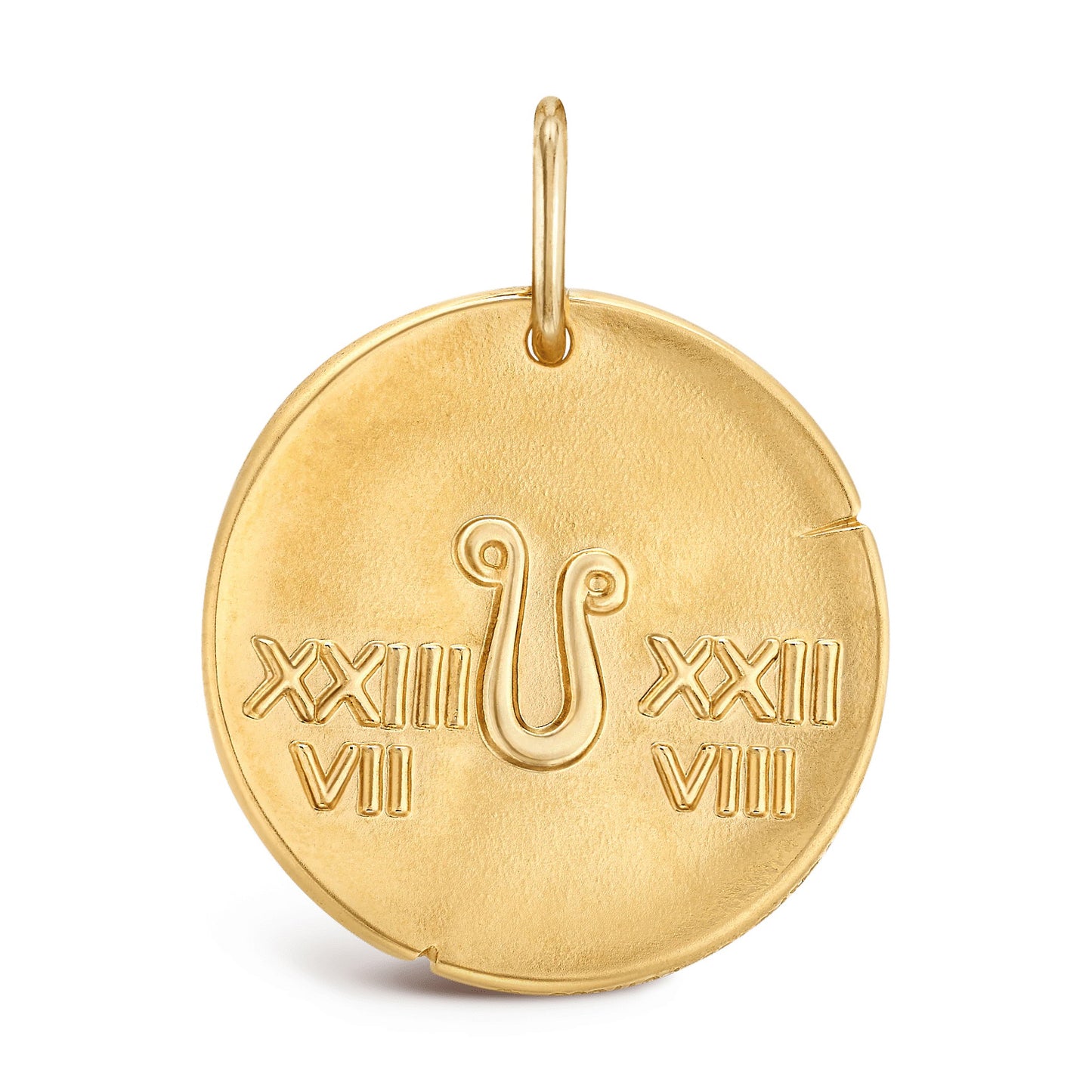VCARP7SO00 21mm guest version light gold Leo pendant constellation solid version