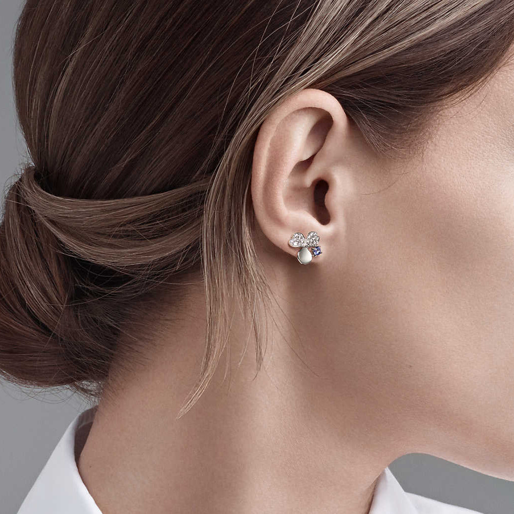 TIF26501795 Flower Rhyme Series and Tanzanite Earrings