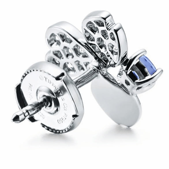 TIF26501795 Flower Rhyme Series and Tanzanite Earrings