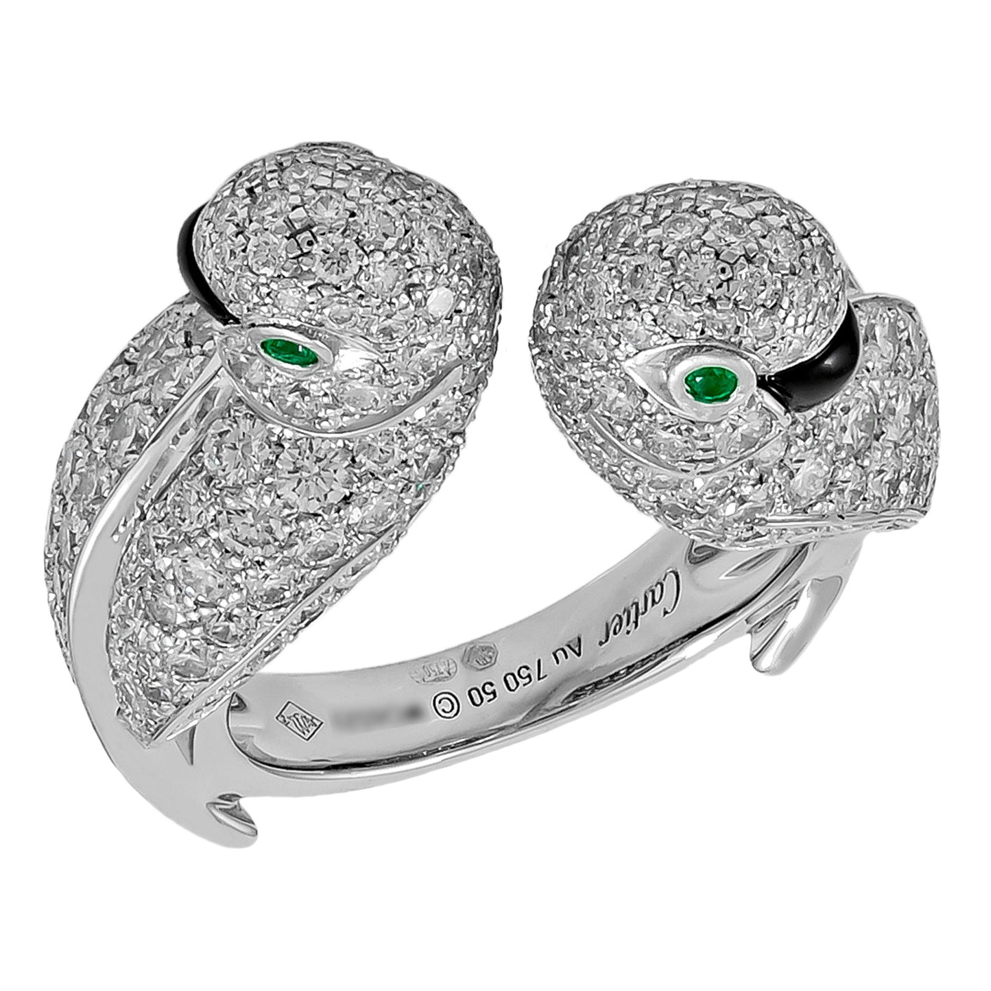 KDY-N4244800 Double Parrot Lovebird Open Ring