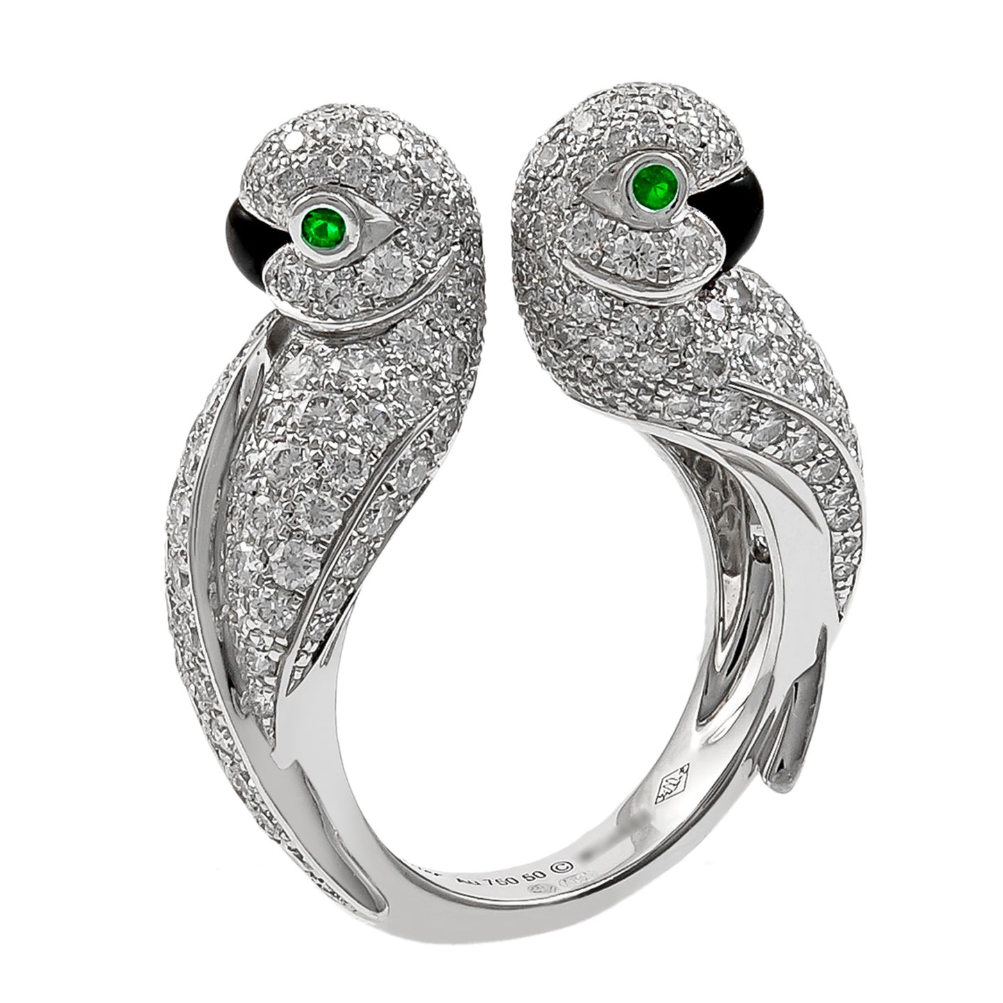 KDY-N4244800 Double Parrot Lovebird Open Ring