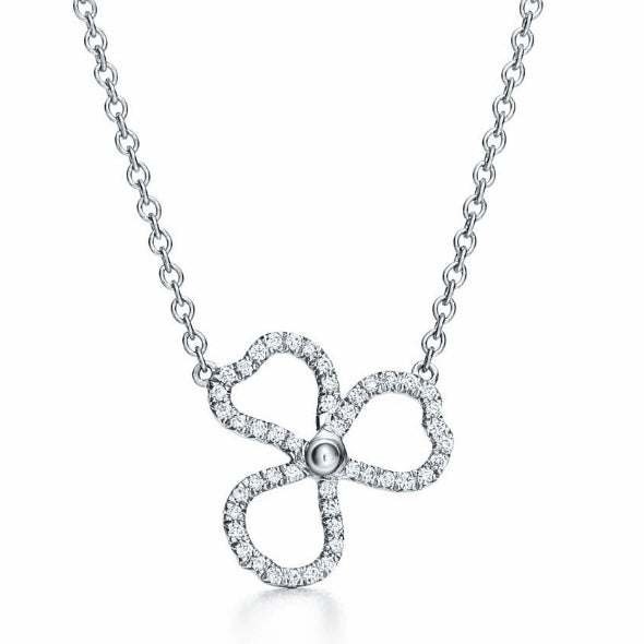 TIF-48756995 guest version small clover diamond hollow pendant
