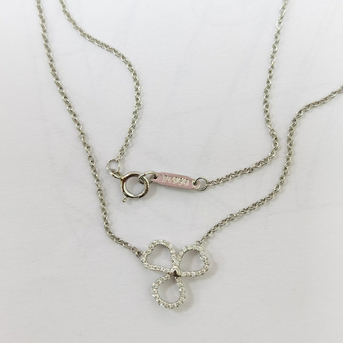TIF-48756995 guest version small clover diamond hollow pendant
