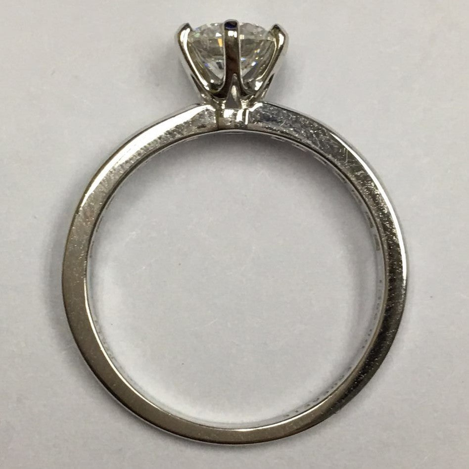TIF31968755 guest version six-prong half-set straight-arm diamond ring