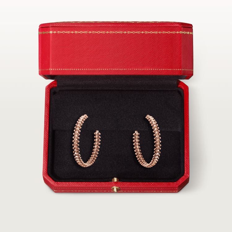 KDY-B8301416 pointed cone rivet earrings C-shaped semicircular earrings